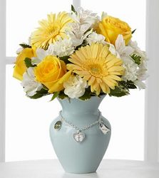 New Mothers Charm Bouquet - Boy Flower Power, Florist Davenport FL